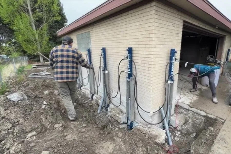Injection Pier Installation in Magnolia, AR